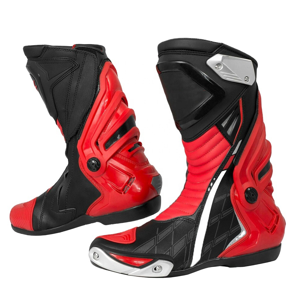 Motorbike Long Leather Shoes